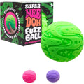 Schylling Super Needoh Fuzzball Stress Ball Fidget Toy - Huge 4.5" Diameter - Jumbo Squishy Squeezy Fun - Colors Assorted