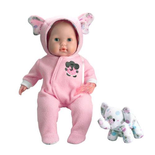 15" Baby with Elephant Soft Body