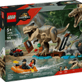 LEGO Jurassic World T. rex River Escape Dinosaur Toy 76975