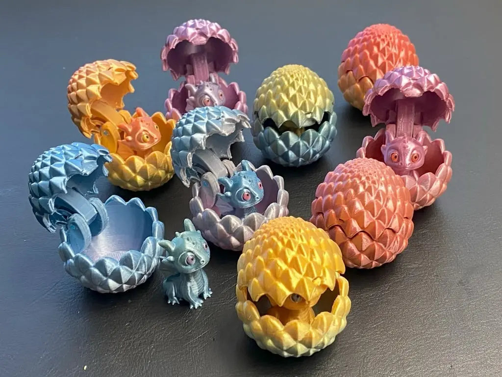 3D Printed Animals - Dragon Eggs