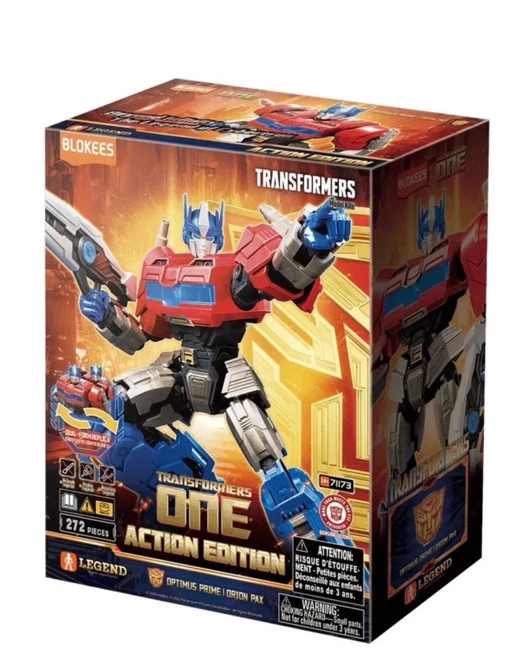 Blokees Transformers One Action Edition: Optimus Prime
